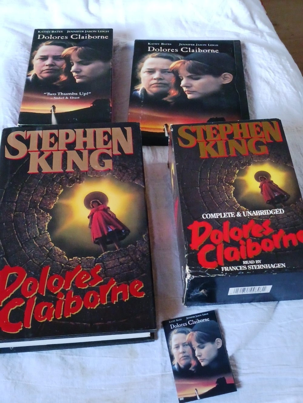 Stephen King Dolores Claiborne Collectors Set - Black/Red Covers